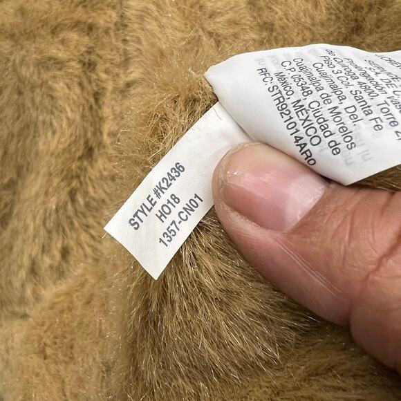 Point Sur by J Crew Sweater Size S Cardigan Teddy Bear Tunic Length Heavy Warm - Picture 6 of 9